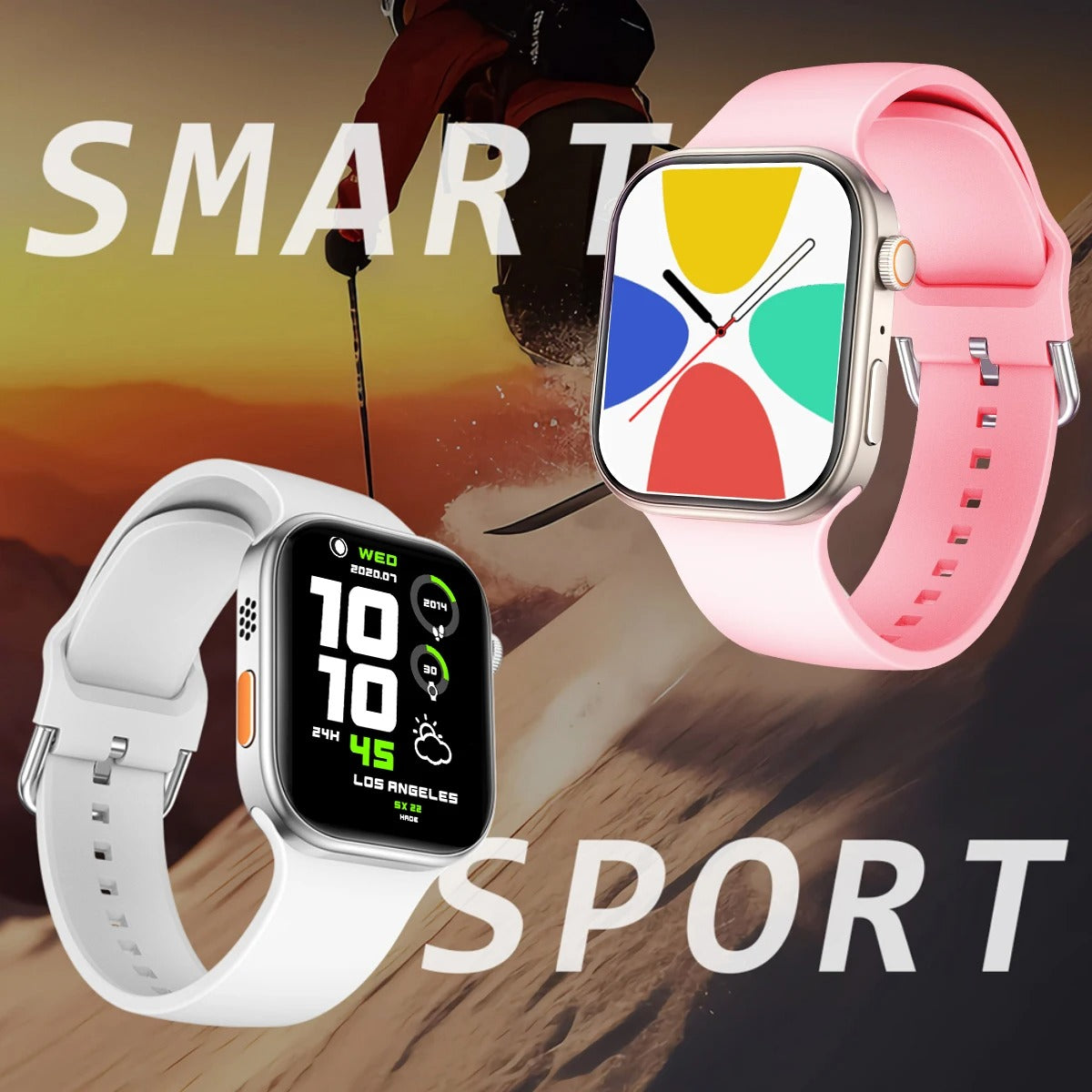 Reloj SmartWatch T500 Doble Pulso con Llamadas y Notificaciones